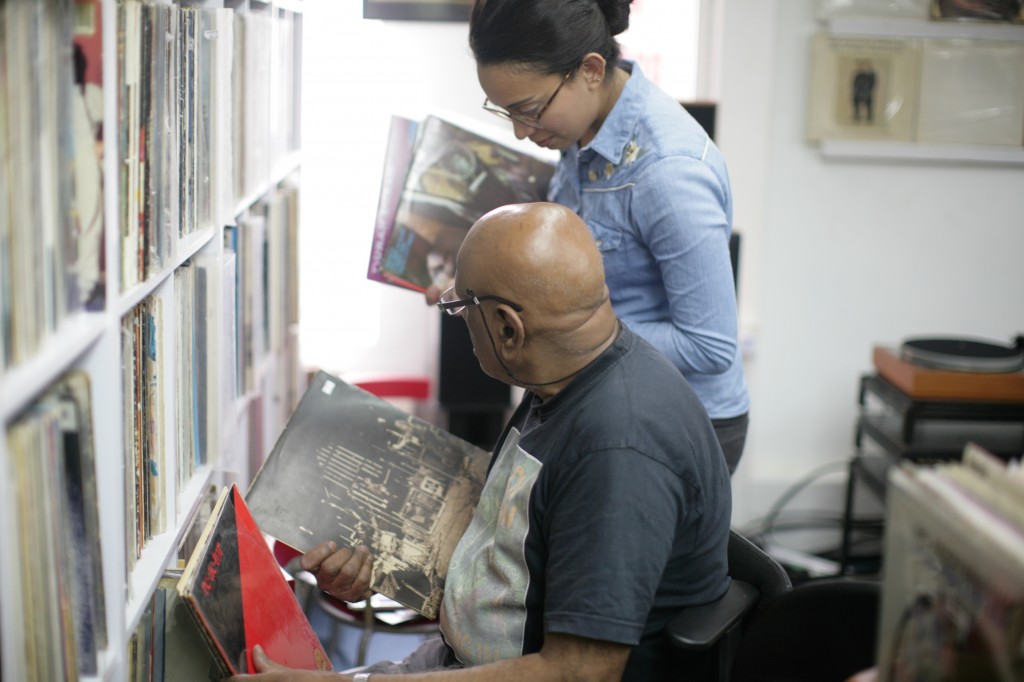 HISTORY: R. Alagirisamy talks to a customer about engineers and labels.
