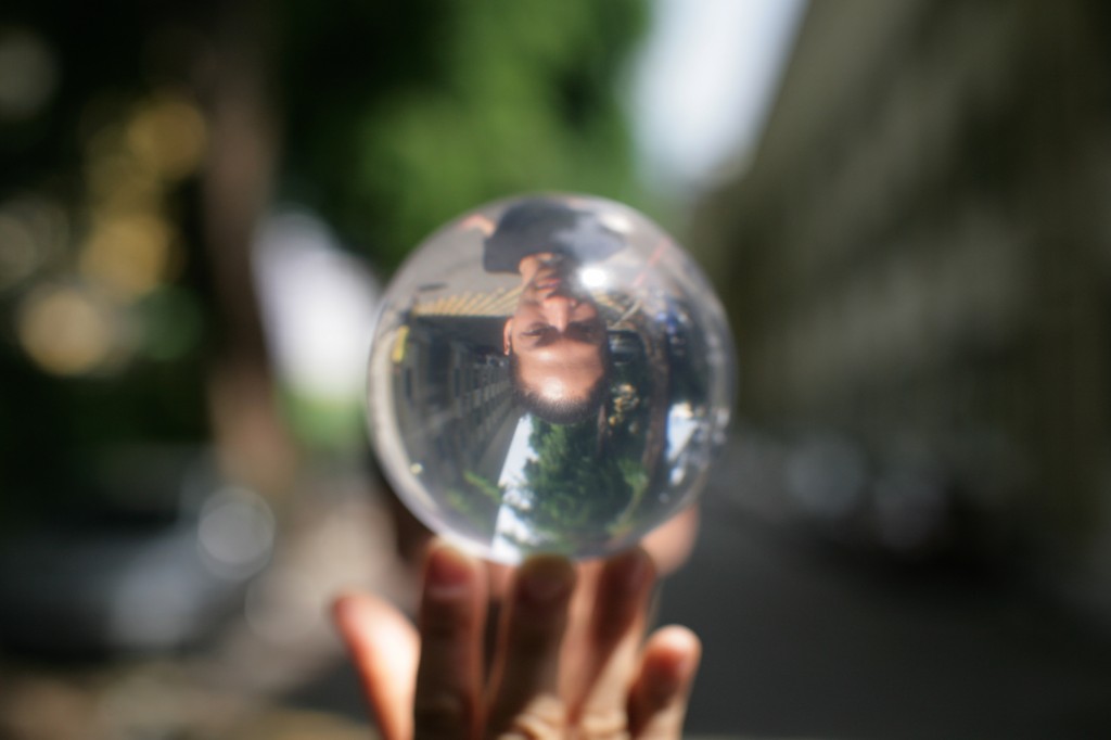 BALLER: Jonasun's contact juggling ball.