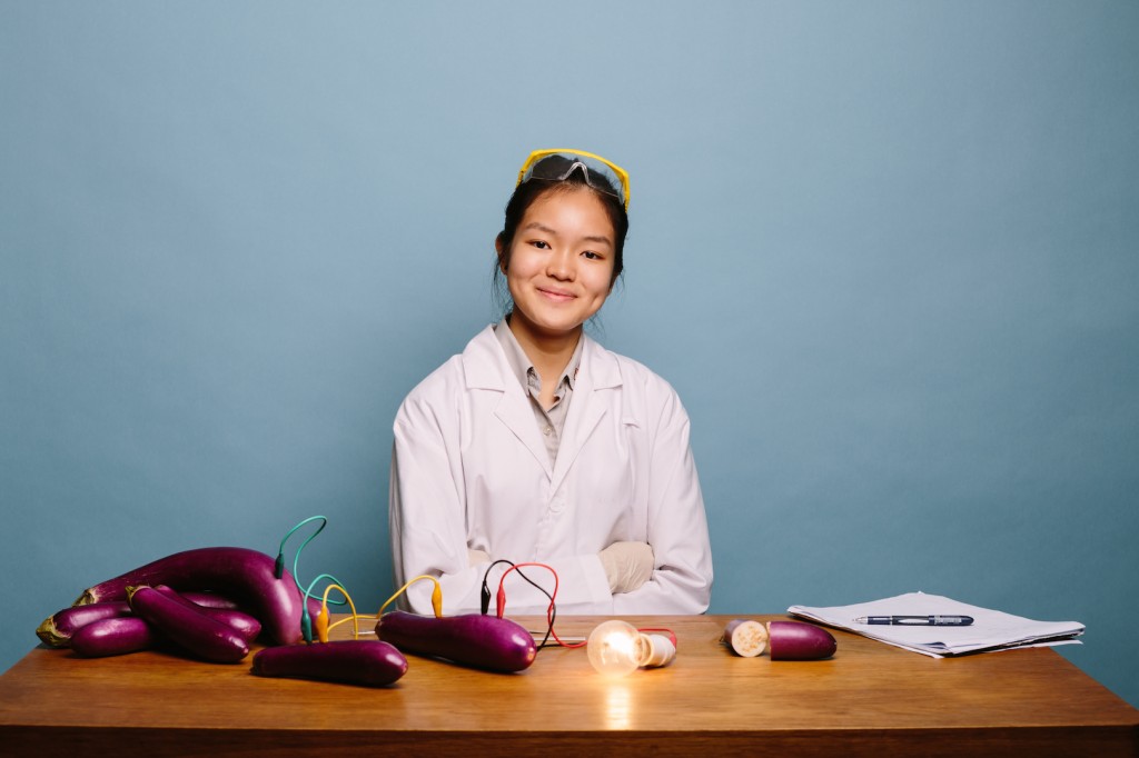 MAD AWESOME SCIENTIST: Shannon Lee developed a novel electrocatalyst for metal-air batteries – Chinese eggplant.