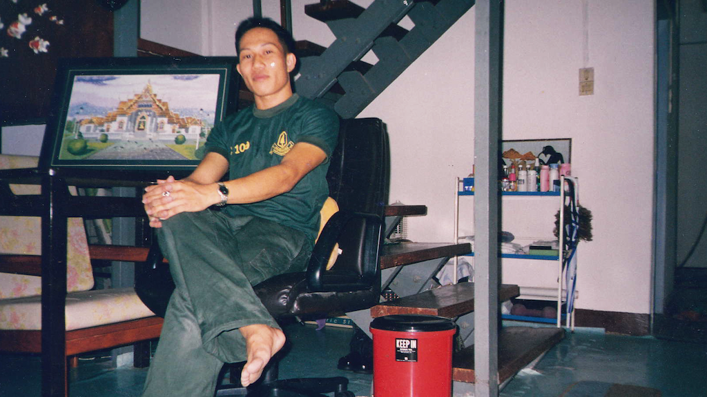 FOR COUNTRY: A still from Draft Day featuring an interview with Jaa Kongwiang, who drew red in 2000 and served nonetheless for her country.