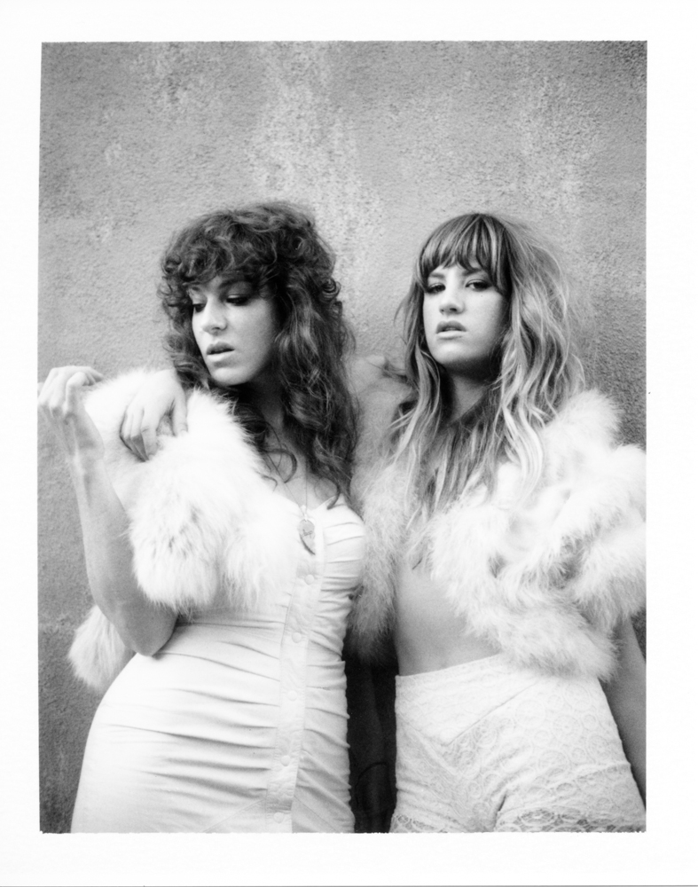ANGELS IN DEVIL'S CLOTHING: Julie Edwards and Lindsey Troy of Deap Vally.