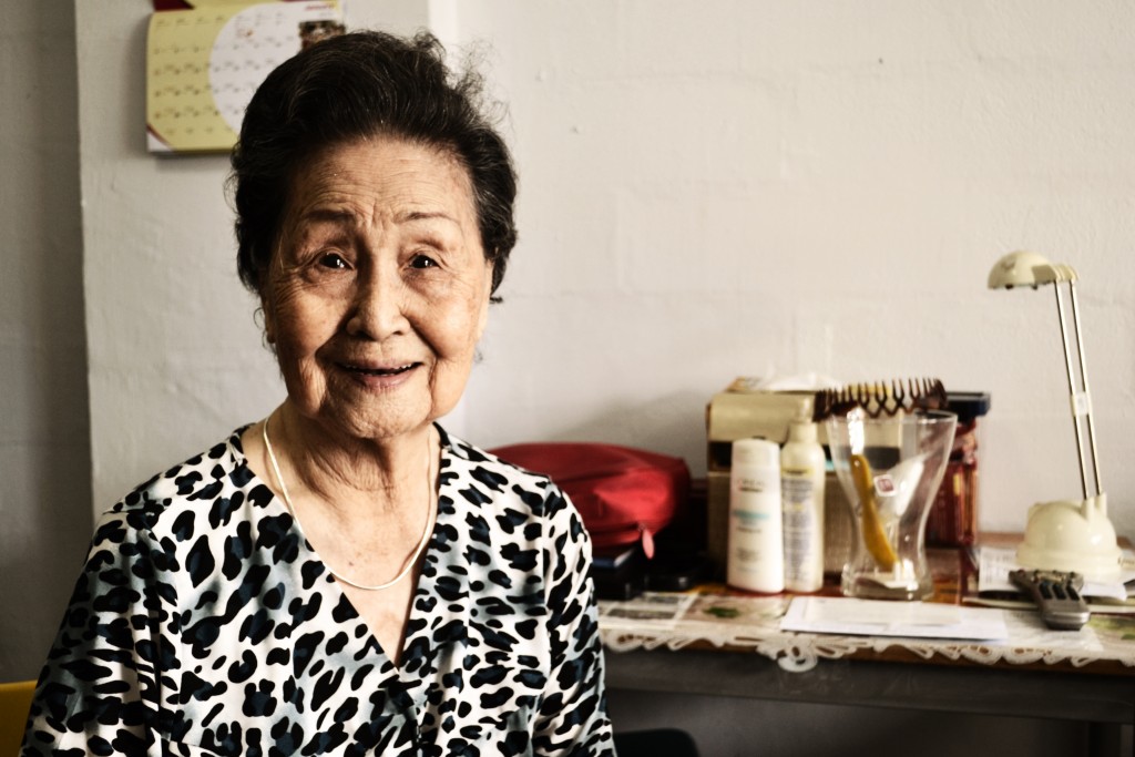 Mdm Ho Lye Toh at her home at York Hill