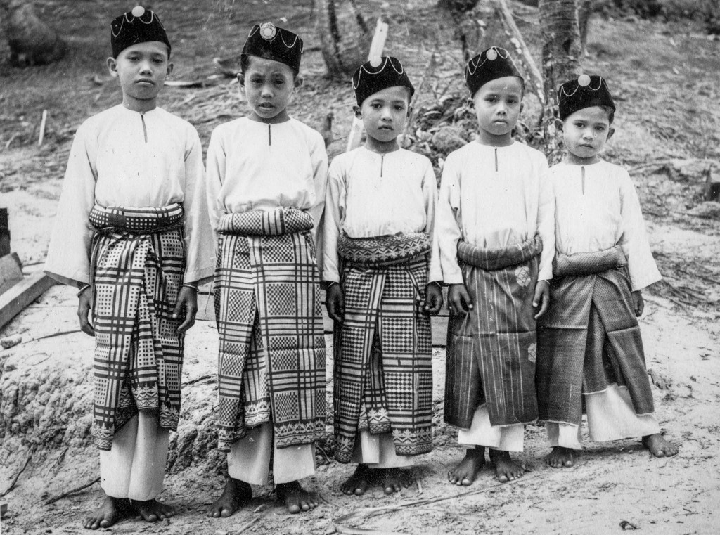 Boys on the island prepare for their circumcision in 1950. 