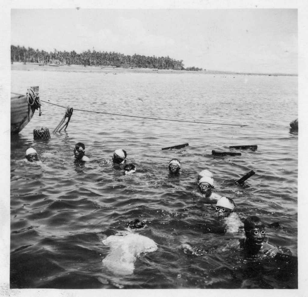 Fishermen from Pulau Seking and Lazarus Island free-dive for their catch.