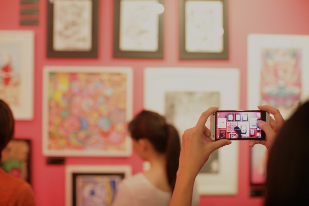 A GIRL'S PERSPECTIVE: Many, many photo-worthy artworks were on display at Kult's Girls Of The Underworld. 