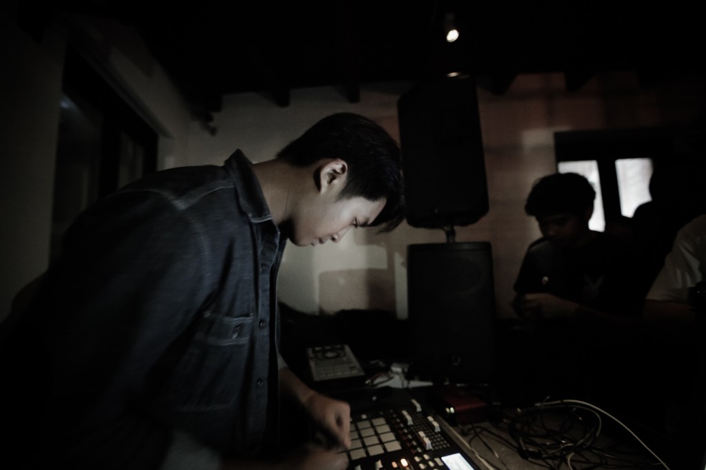 INTRIGUED: Louis Quek a.k.a. Intriguant, plays out some his new tracks at Syndicate's recent Beat Invitational.