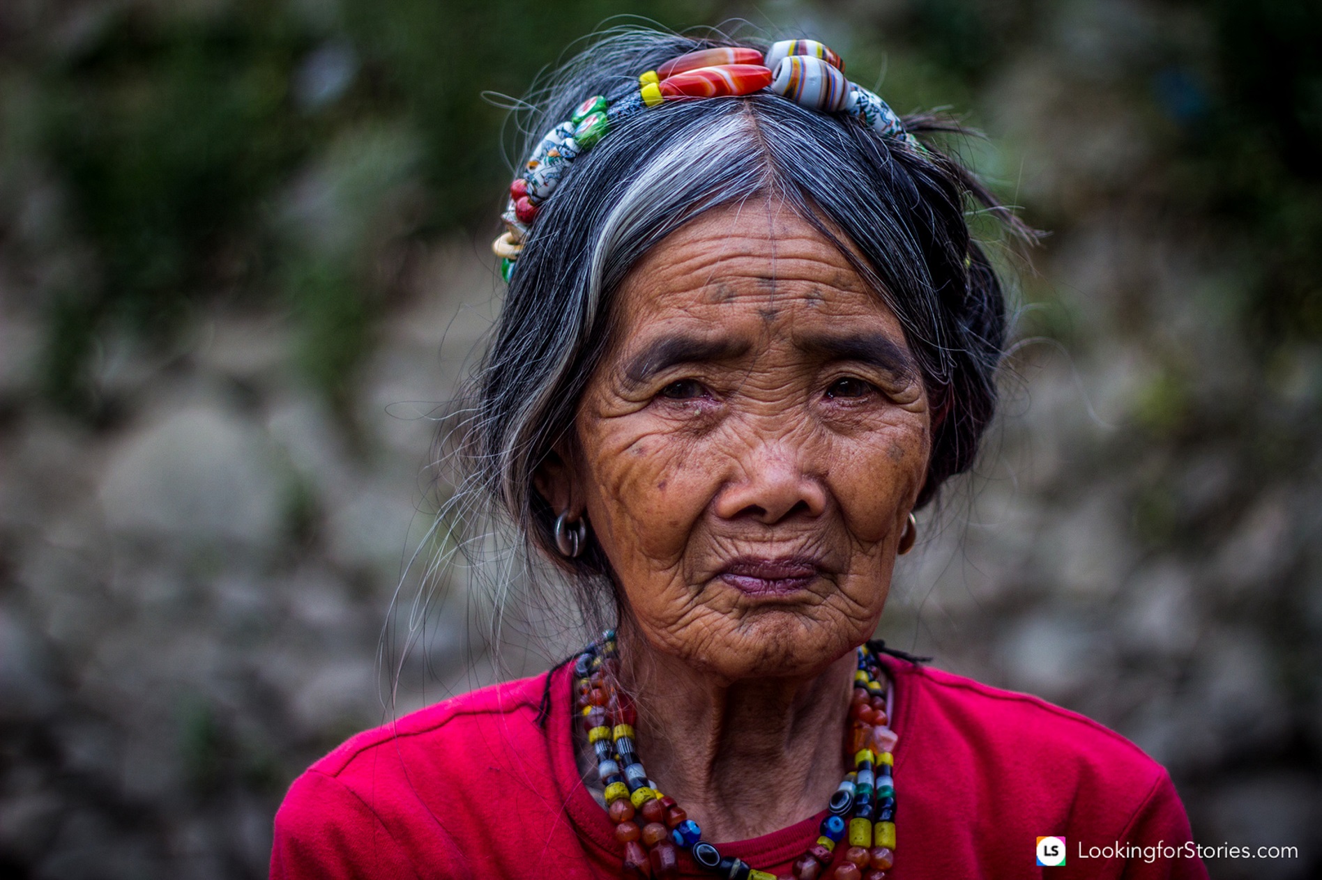 Whang Od is 92 years old and the last Kalinga tattoo maker, a practice dating back 1,000 years.